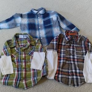 Boys button down shirts 2T/24 months